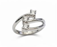 Ring Gaurosa Woman in Gold Diamante 0.36 Ct GAAN69 - GAAN69